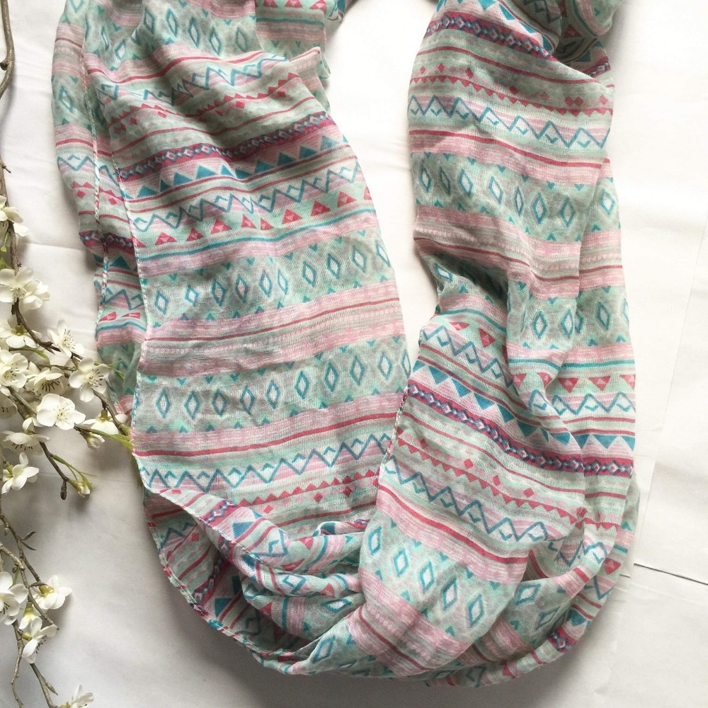5/$25 Boho Lightweight Infinity Scarf